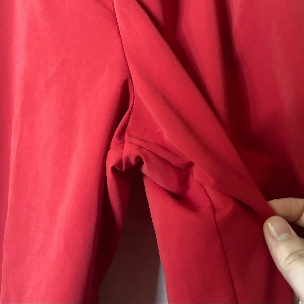 Vintage TEDDI Joggers Streetwear Gorpcore Pants Pull On Red Athletic 80’s XL - Picture 6 of 11